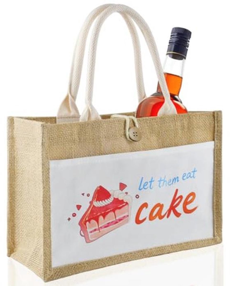 Jute Strandtas voor Vrouwen - Stijlvolle en Ruime Strandtas