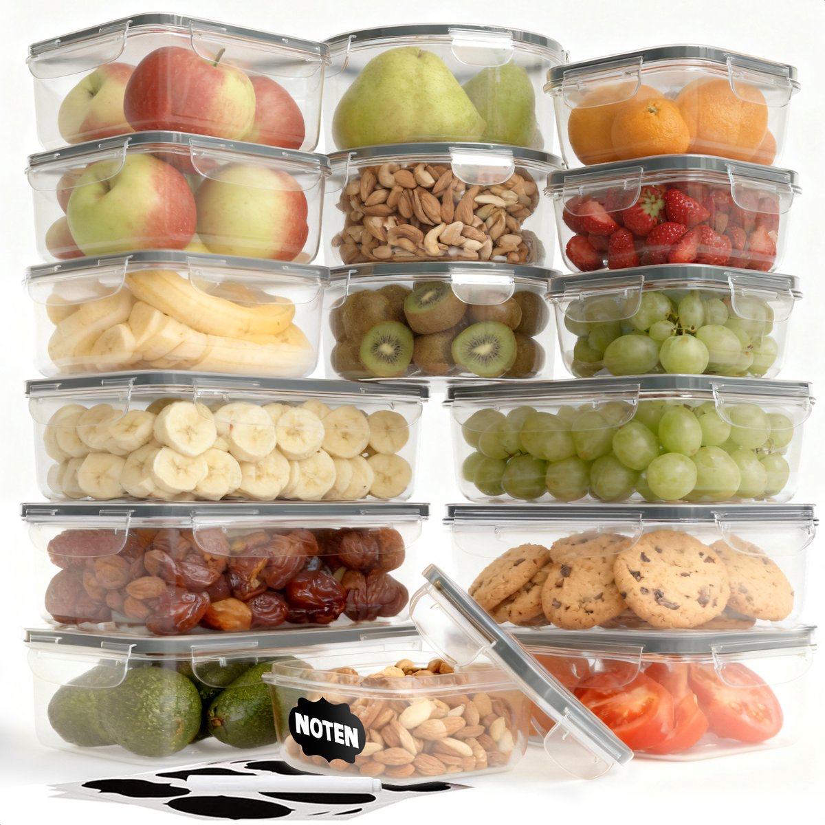 Strex Meal Prep Bakjes 18-delig
