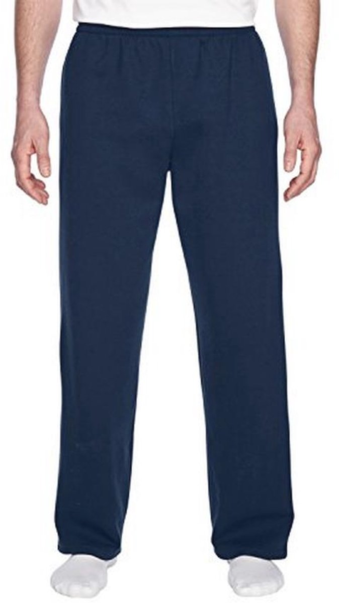 Heren Joggingbroeken Fleece met Open Bodem en Zakken