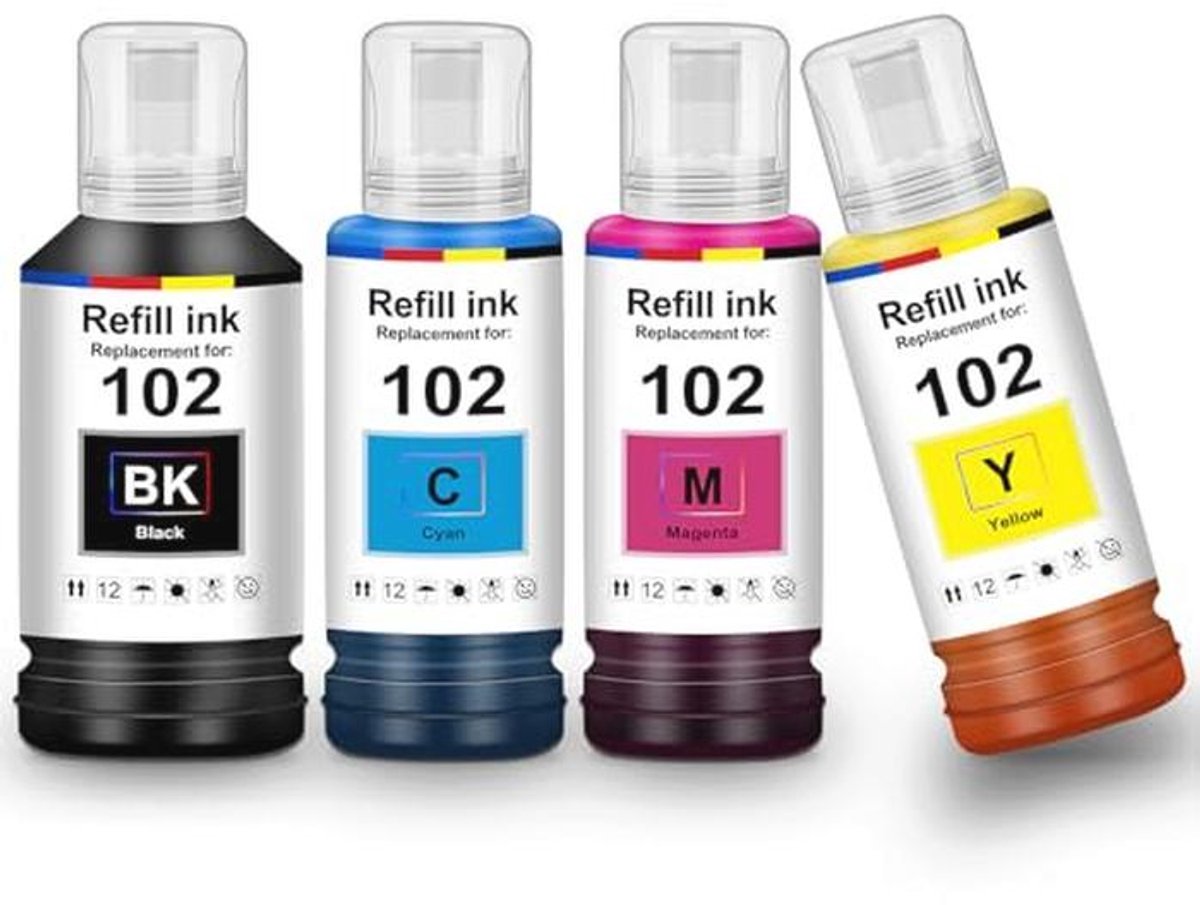 Inktcartridges 102 Multipack voor ET-printers - Hoge kwaliteit en compatibiliteit