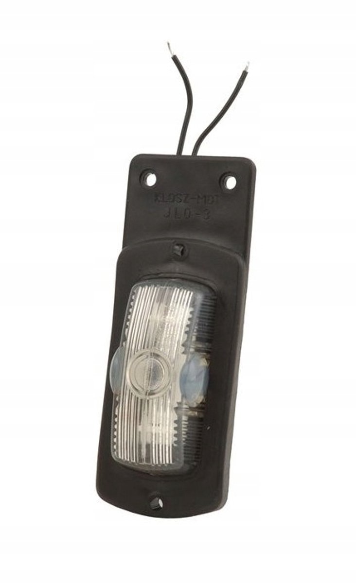 zijmarkeringslamp universeel wit 12/24 volt - zijlamp - contourlamp - breedtelamp