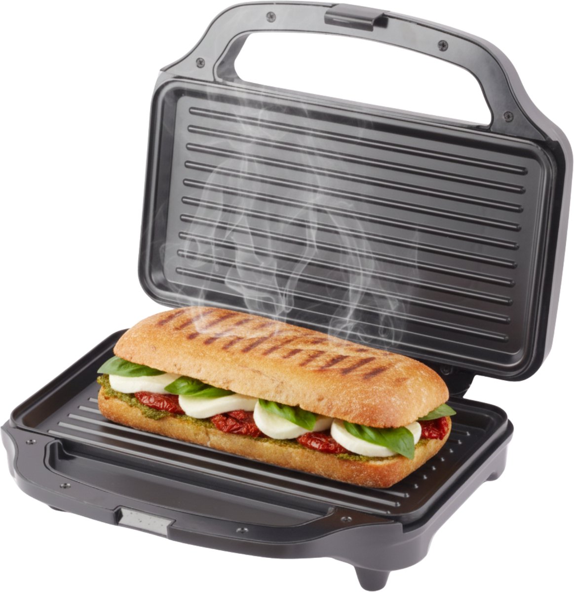 Bol.com COOK-IT Tosti apparaat - Sandwich IJzer XL - Extra Breed 15x28 CM aanbieding