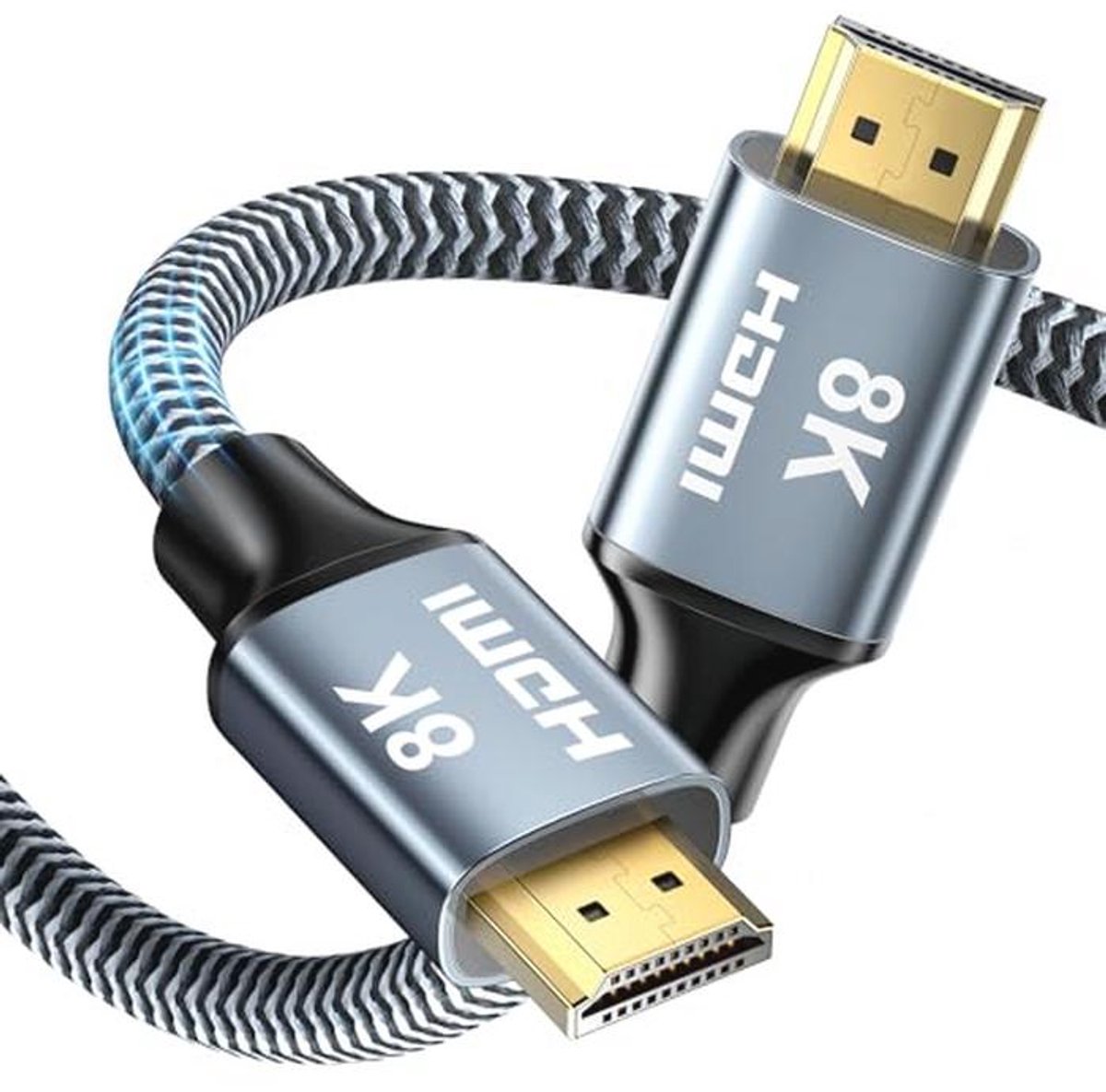 8K HDMI 2.1 Kabel 2,5m - Hoogwaardige 48Gbps Kabel voor 8K en 4K-beeldschermen