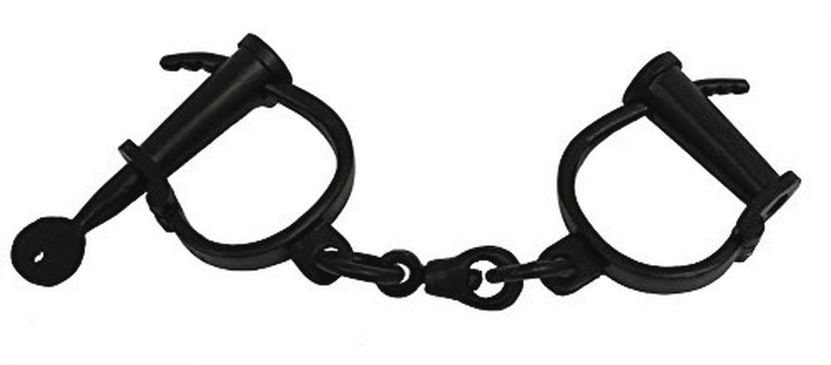 ITDC Replica koloniale of piraat handboeien, Iron Jailor