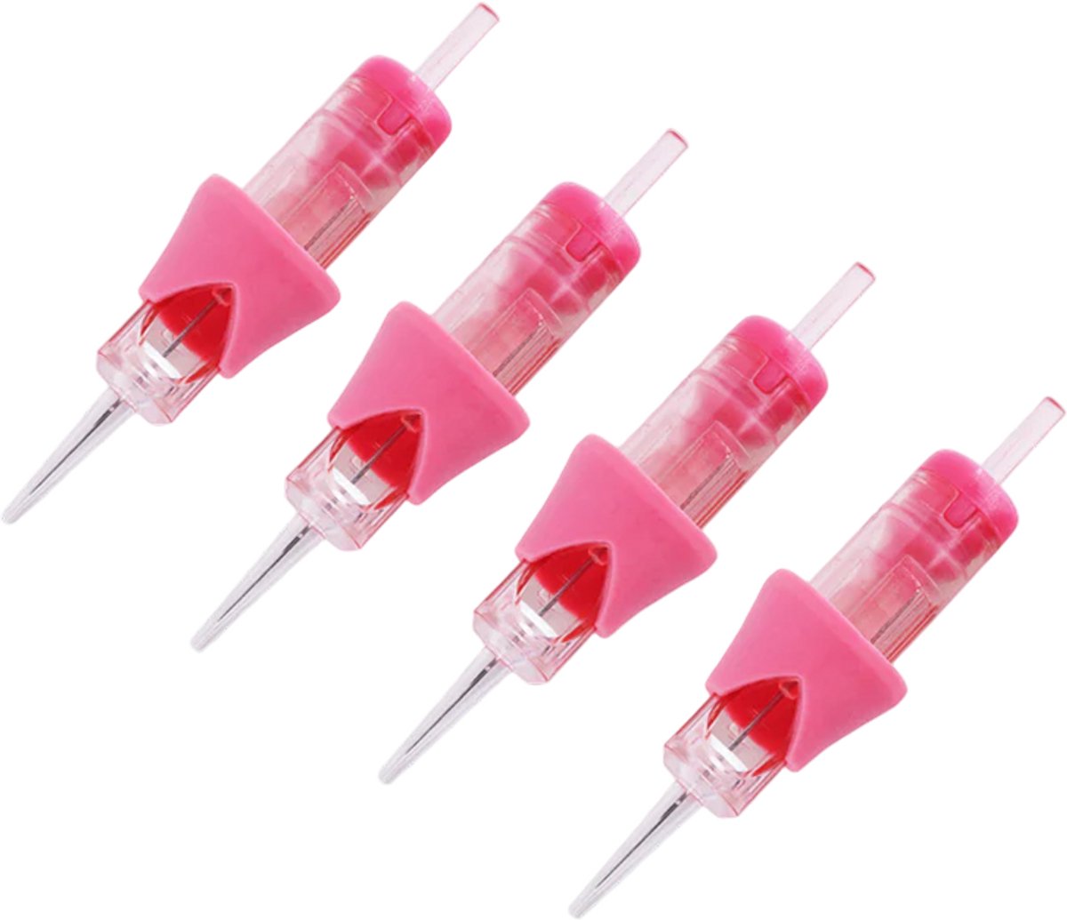 Pink Viper Clear Long Tip, Finger Ledge VG0.35/1RLLT – Precision PMU Cartridge