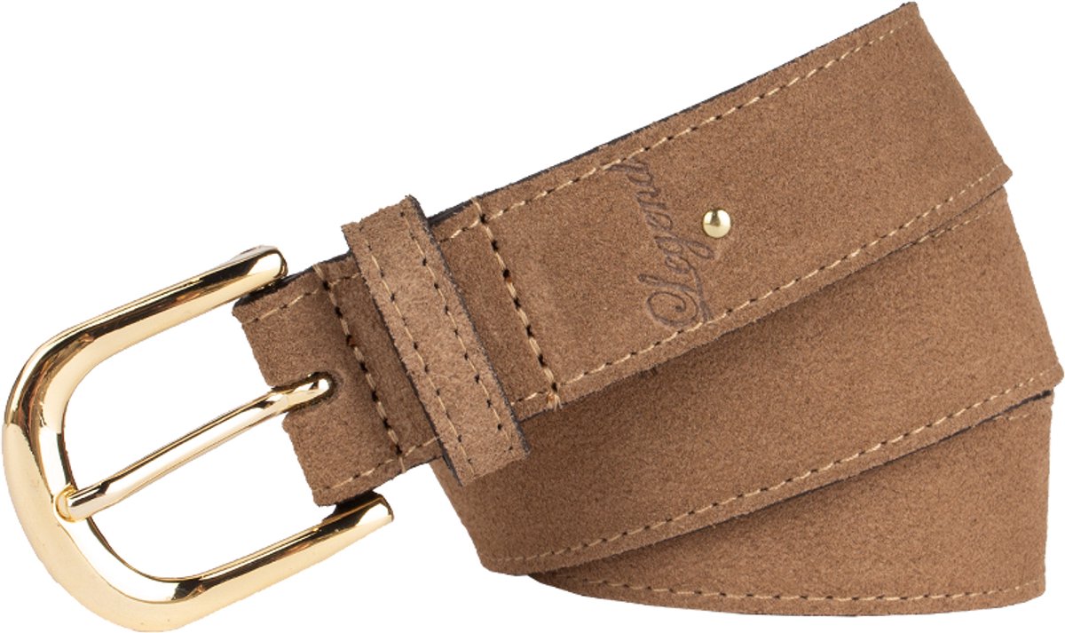 Legend Dames - Leren riem - Taupe - 95cm