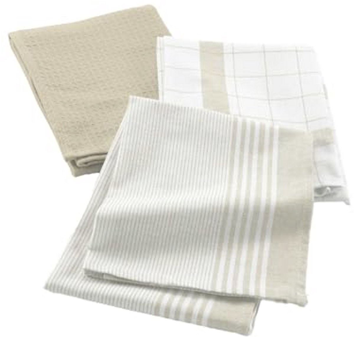 Keuken Doekjes Set van 3 - 50 x 70 cm Honingraat Geweven Katoen