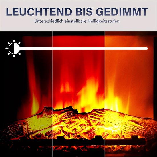 TIBAS | Elektrisch vuur - haard met realistisch vlammenspel