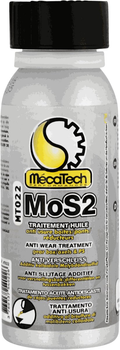 MécaTech MOS2 | Gearbox & Axles Anti-wear | 100ML | MT022