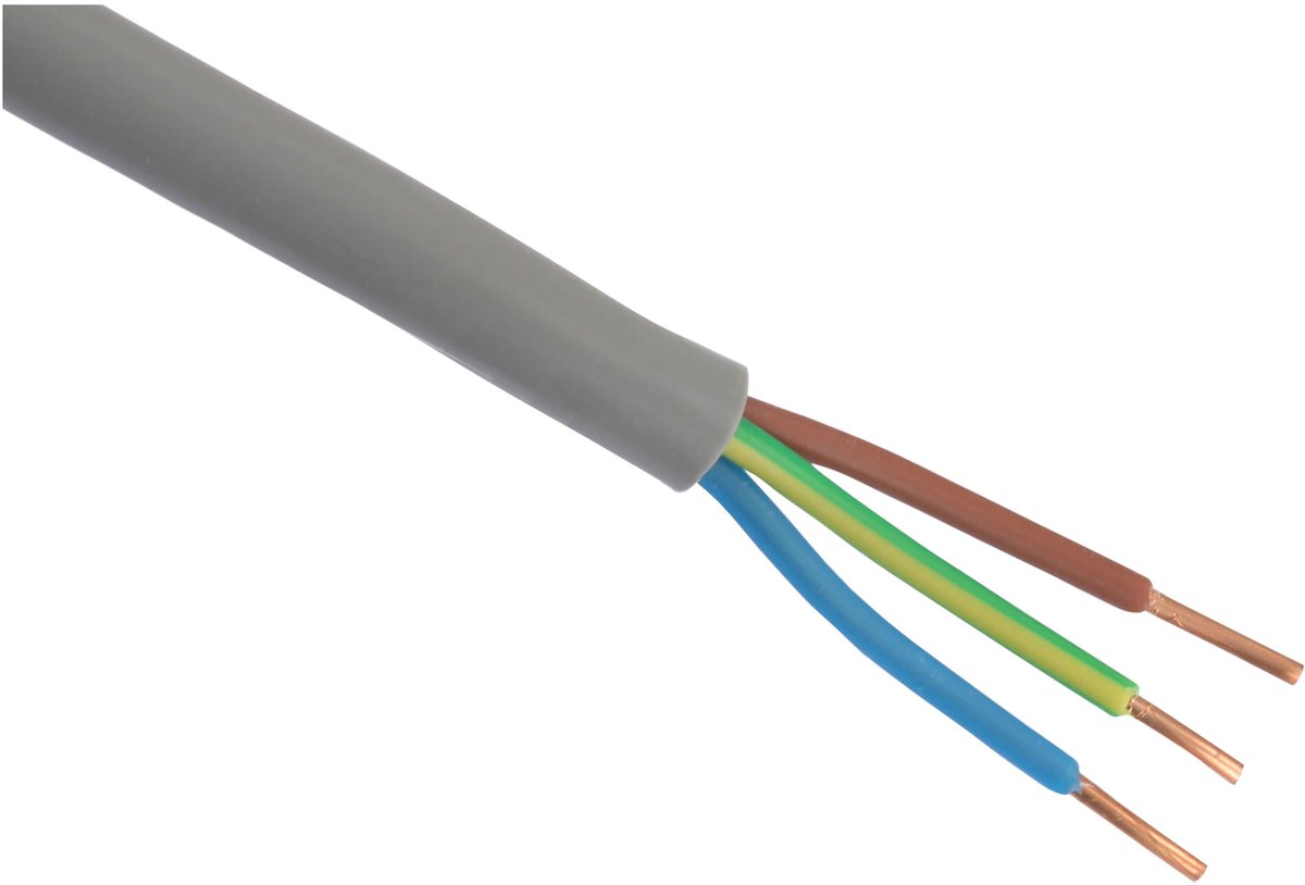 Buitenkabel - YMVK - DCA - 3 x 2.5 mm² - 100 m - grijs
