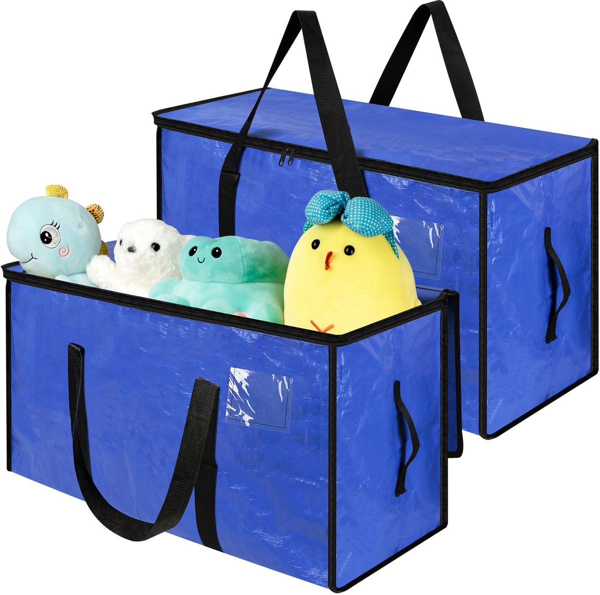 Unyqoos® Ruime waterdichte opbergtassen set voor kleding en beddengoed met handgreep