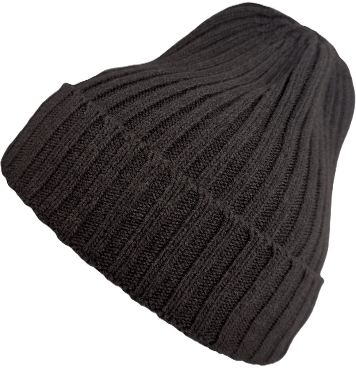 Winter Warme Muts van Extra Fine Merino wol en Kasjmier - Comfortabel en zacht - Made in Italy - Geribbeld - Gilica