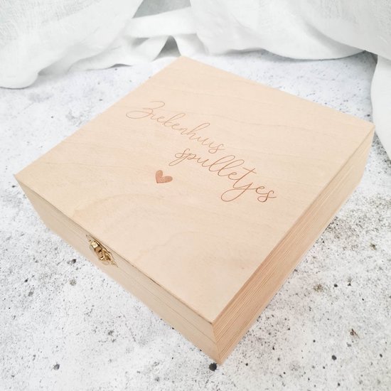 Mijn ziekenhuisspulletjes - bewaarkist ziekenhuis - Cadeau - Kraamcadeau - baby - kind - zwanger - cadeau - kado - gift- herinnering van Perfect Day — afbeelding 3