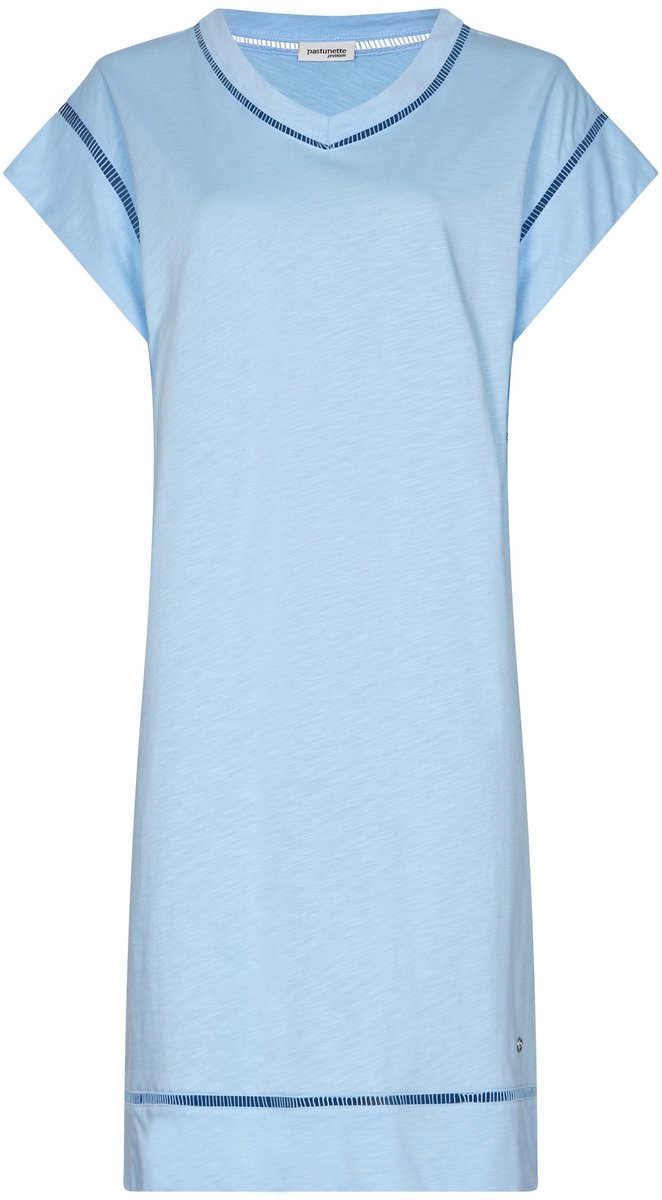 Pastunette Premium - Nachthemd - Skyway - Katoen - Blauw - Maat 36
