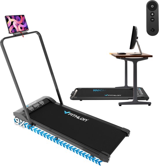 Fithlon Xfold Pro Loopband - Treadmill - 1-12km/u - Inklapbaar