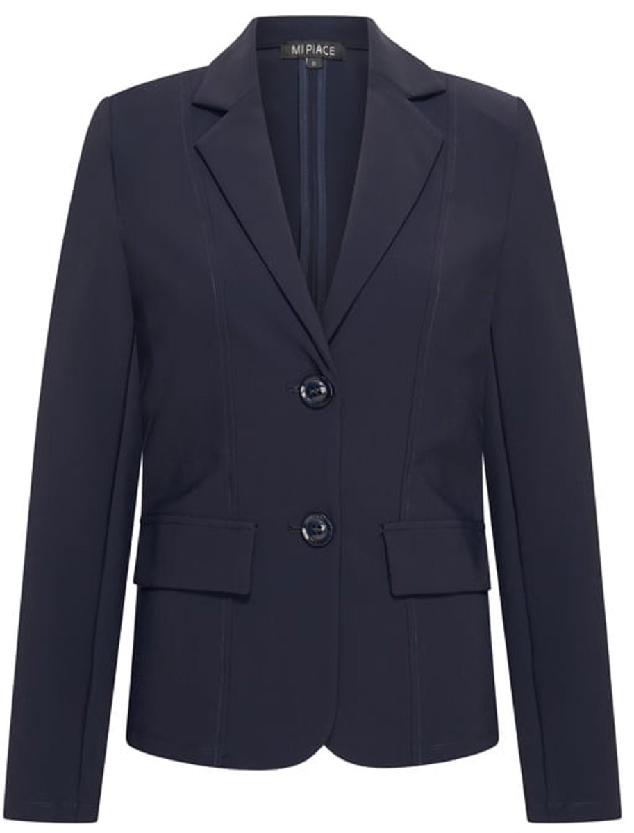 MI PIACE - Bonded Travel Uni Blazer 202646 Dark Blue - Maat : L