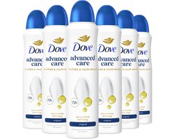 Dove Advanced Care Anti-Transpirant Deodorant Spray - Original - bevat Pro-Ceramide technologie die de huid kalmeert en helpt herstellen - 6 x 150 ml