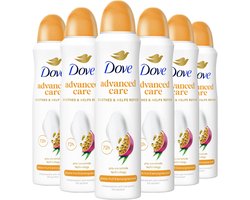 Dove - Anti-transpirant Deodorant Spray - Advanced Care - Passion Fruit & Lemongrass - 6 x 150 ml