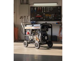 Open dieselgenerator 6700EA3D – 380V driefasig – AVR – Elektrische start – Professioneel gebruik