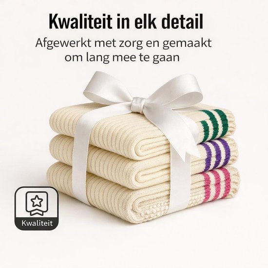 Yoga Sokken Set van 3 - Antislip - Hoog - Laag te Dragen - One Size - Pilates - Fitness Sokken — afbeelding 5