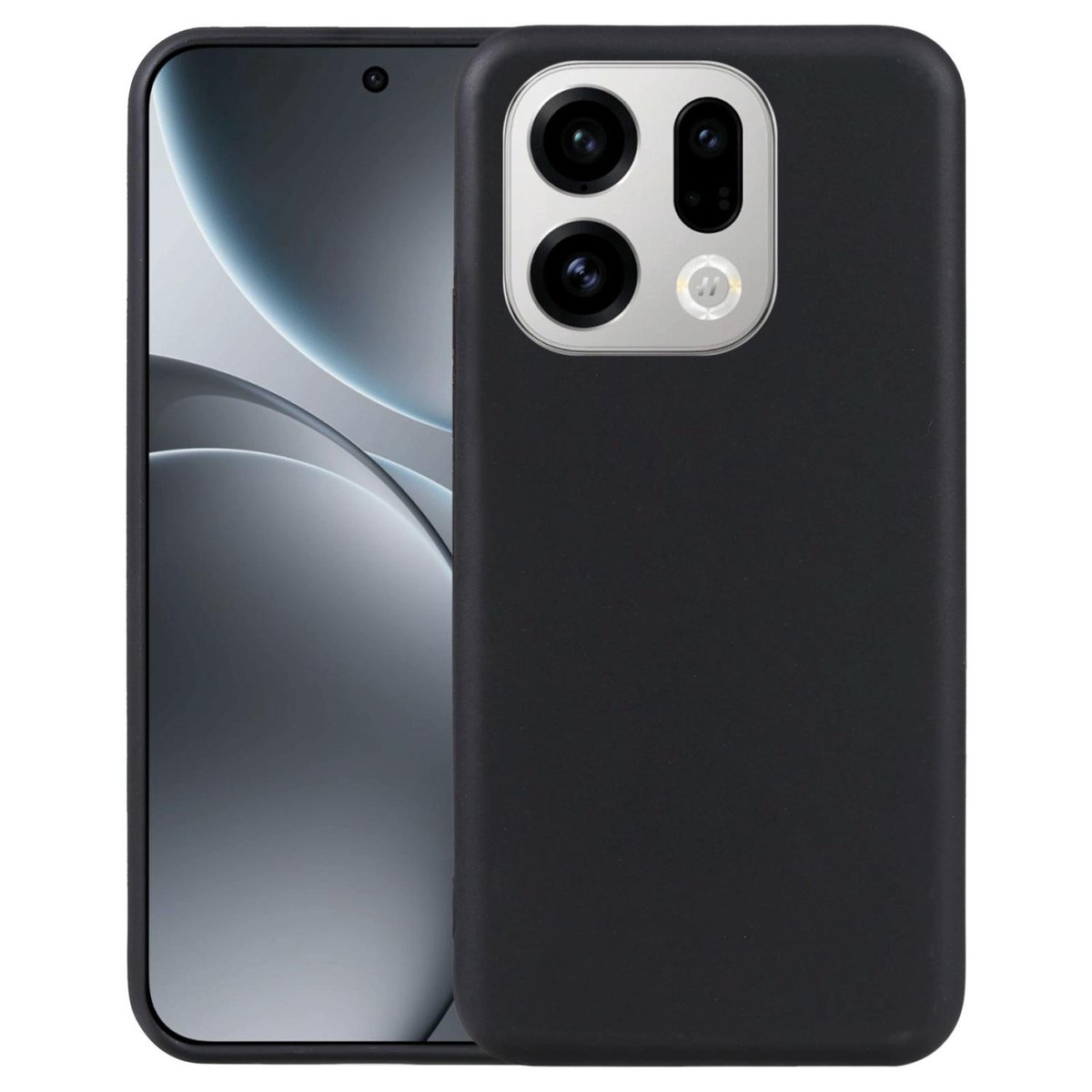 Mobigear Hoesje geschikt voor OPPO Find X9 Telefoonhoesje Flexibel TPU | Mobigear Basics Backcover | Find X9 Case | Back Cover - Zwart