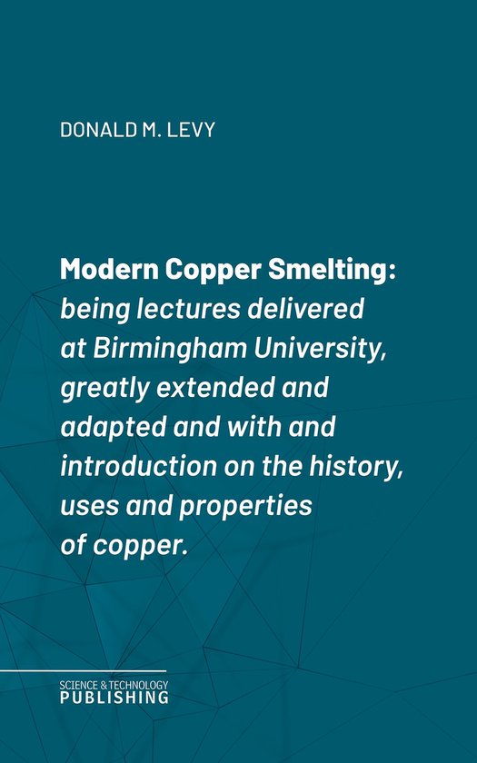 Modern Copper Smelting - cover