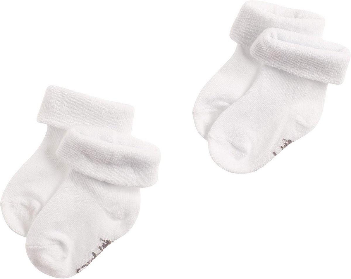 Set van 2 paar zachte babysokjes in stretchmateriaal