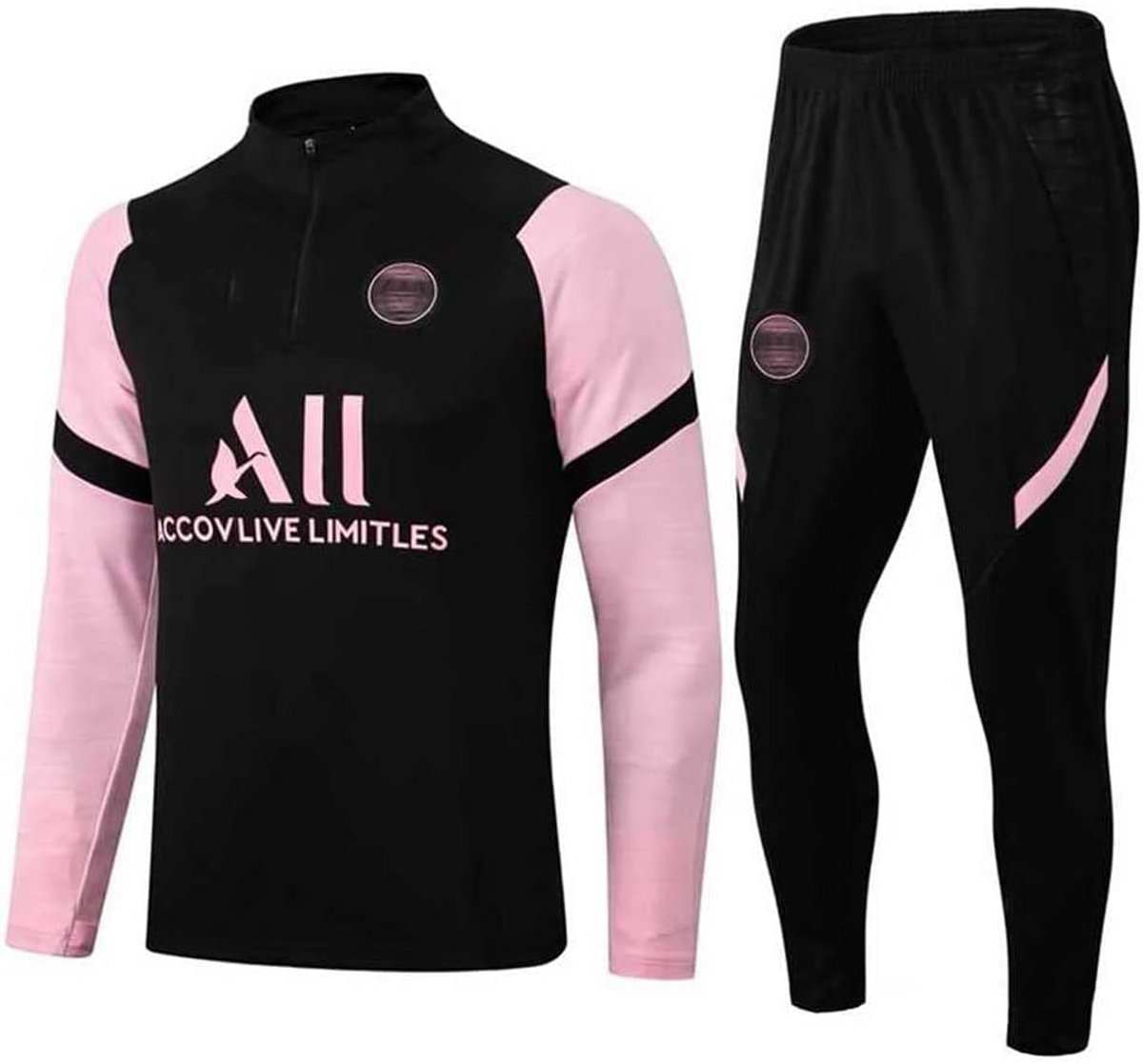 Comfortabel Trainingspak Lange Mouwen voor Heren en Dames - Ademend Voetbal Trainingsshirt