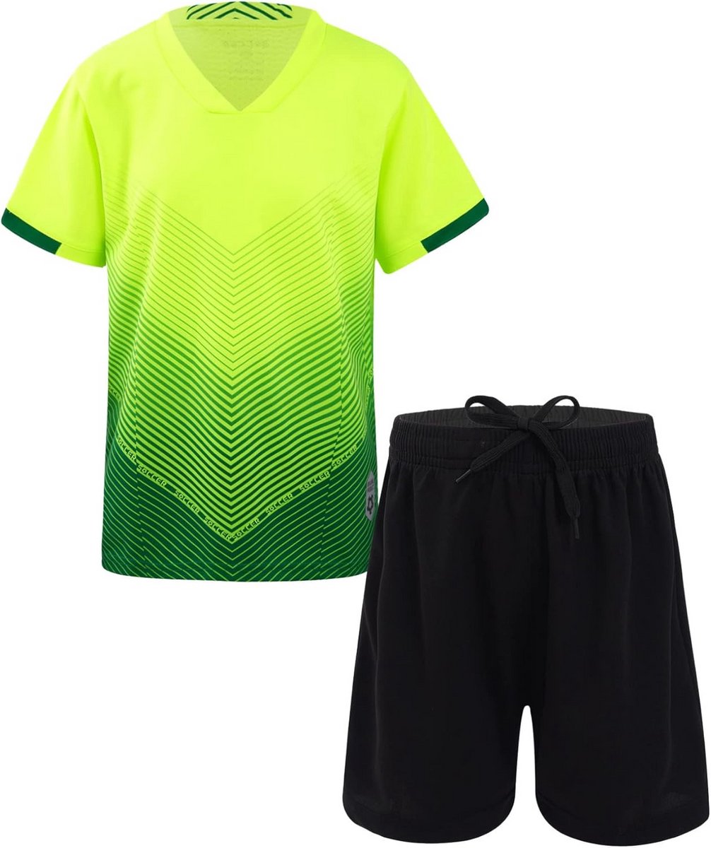Sportoutfit voor Jongens: Kort Overhemd en Korte Broek voor Voetbal en Basketbal
