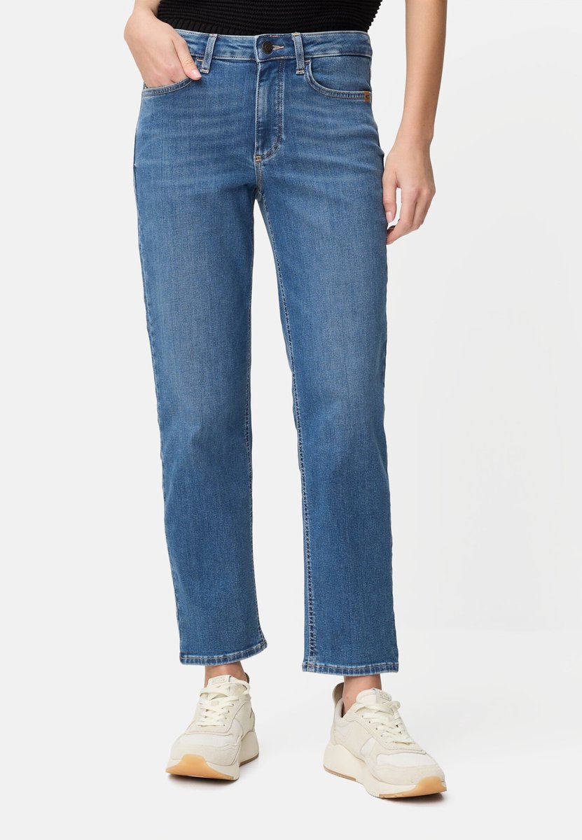 camel active 5 Pocket Straight Fit Jeans - Maat womenswear-32/32 - Middelblauw