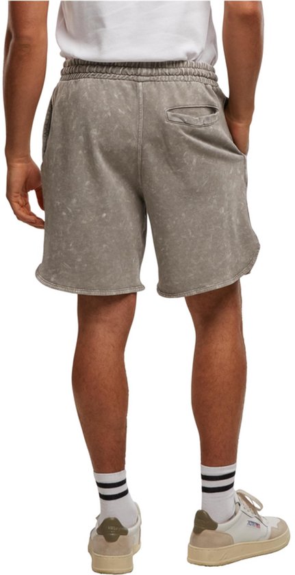 Urban Classics Washed Piped Shorts Heren Shorts - grijs - XXL