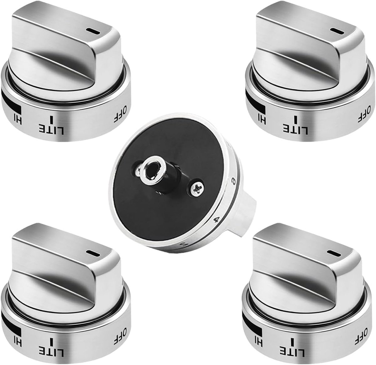 De vervangende onderdelen van de kookplaat en de grilloven zijn geschikt voor de LRG3085ST, LRG3095ST, LRG3081ST, LRG3091ST, LRG3093ST, AEZ72909008, AP5669773 - 5 delen