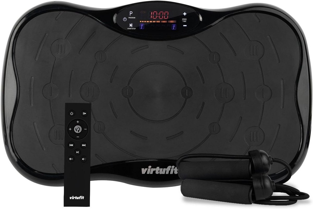 Vibratieplaat voor Thuis - 6 Programma's, 99 Snelheden, Bluetooth Speaker - Full-Body Workout