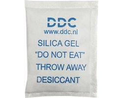 DDC Silica Gel 5 gram Tyvek Food Droogzakjes | 100 zakjes | Voor voedingsmiddelen en supplementen