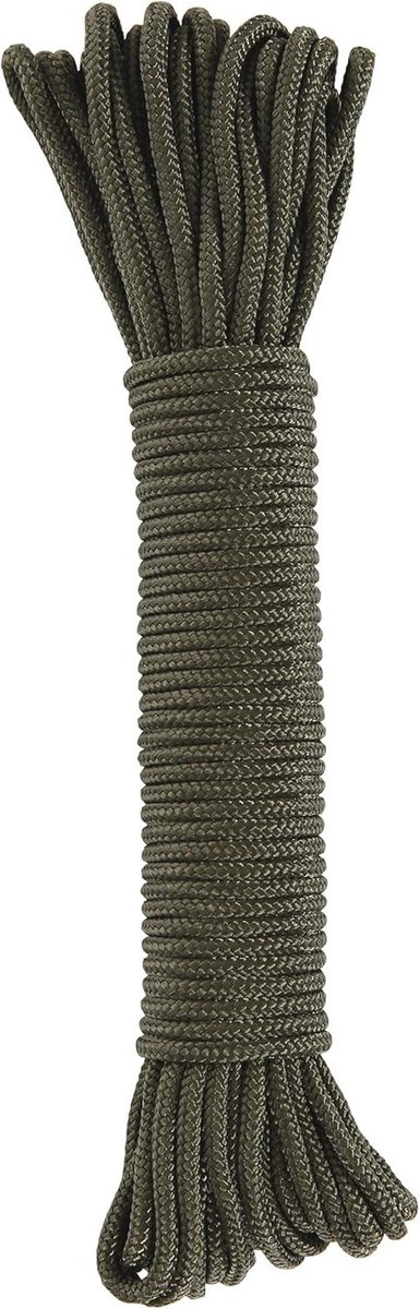 Robuust multifunctioneel olijfgroen touw van 76 cm voor buitenactiviteiten