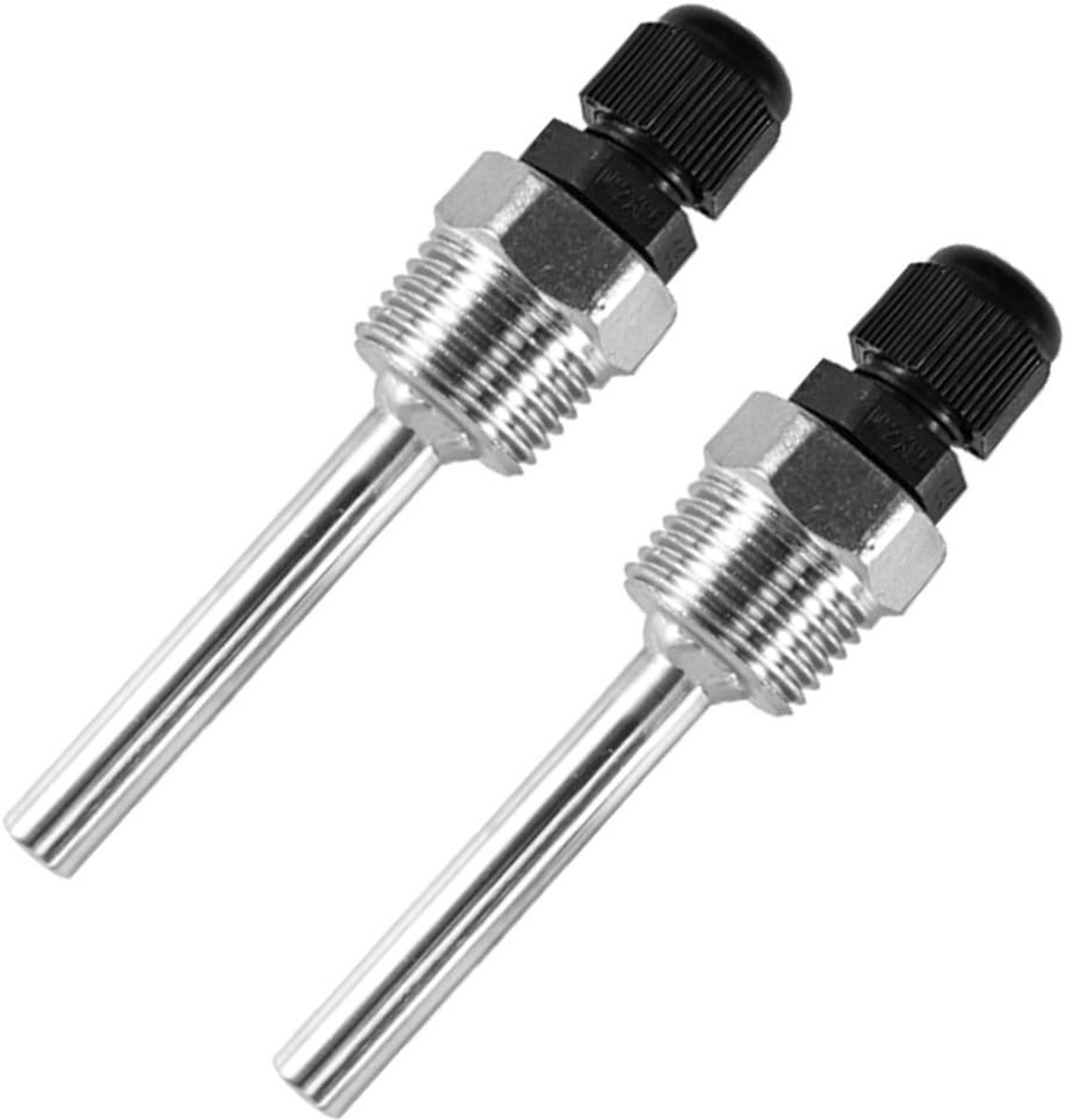Roestvrijstalen Dompelhulzen G 1/2 inch voor Temperatuursensoren - Set van 2