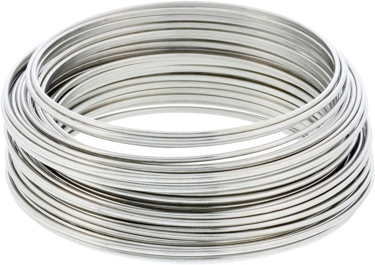 Roestvrij Stalen Draad 1.0Mm 16Ft voor DIY Ambachten, Sieraden en Sculpturen