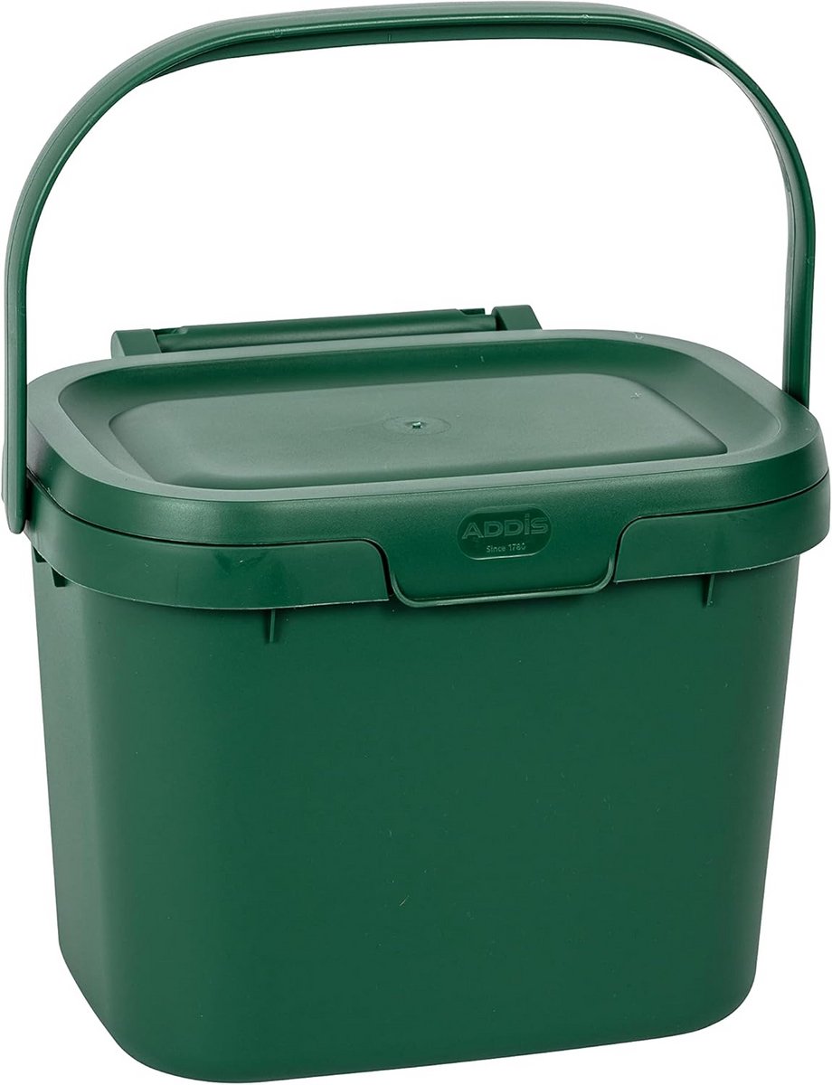 Keuken Compost Caddy Bin - 4.5 Liter - Donkergroen