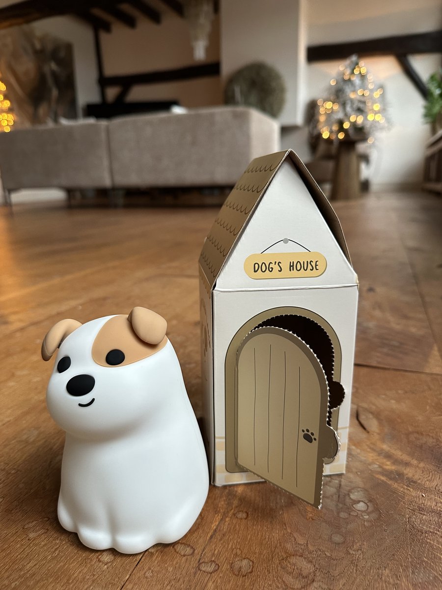 Baby Nachtlampje Puppy – Zacht Siliconen Nachtlampje Kind – RGB Kleuren & Dimbaar – Veilig voor Baby & Peuter – Tikbediening – Draadloos LED Lampje – Slaaphulp – Kerst Cadeau & Kraamcadeau