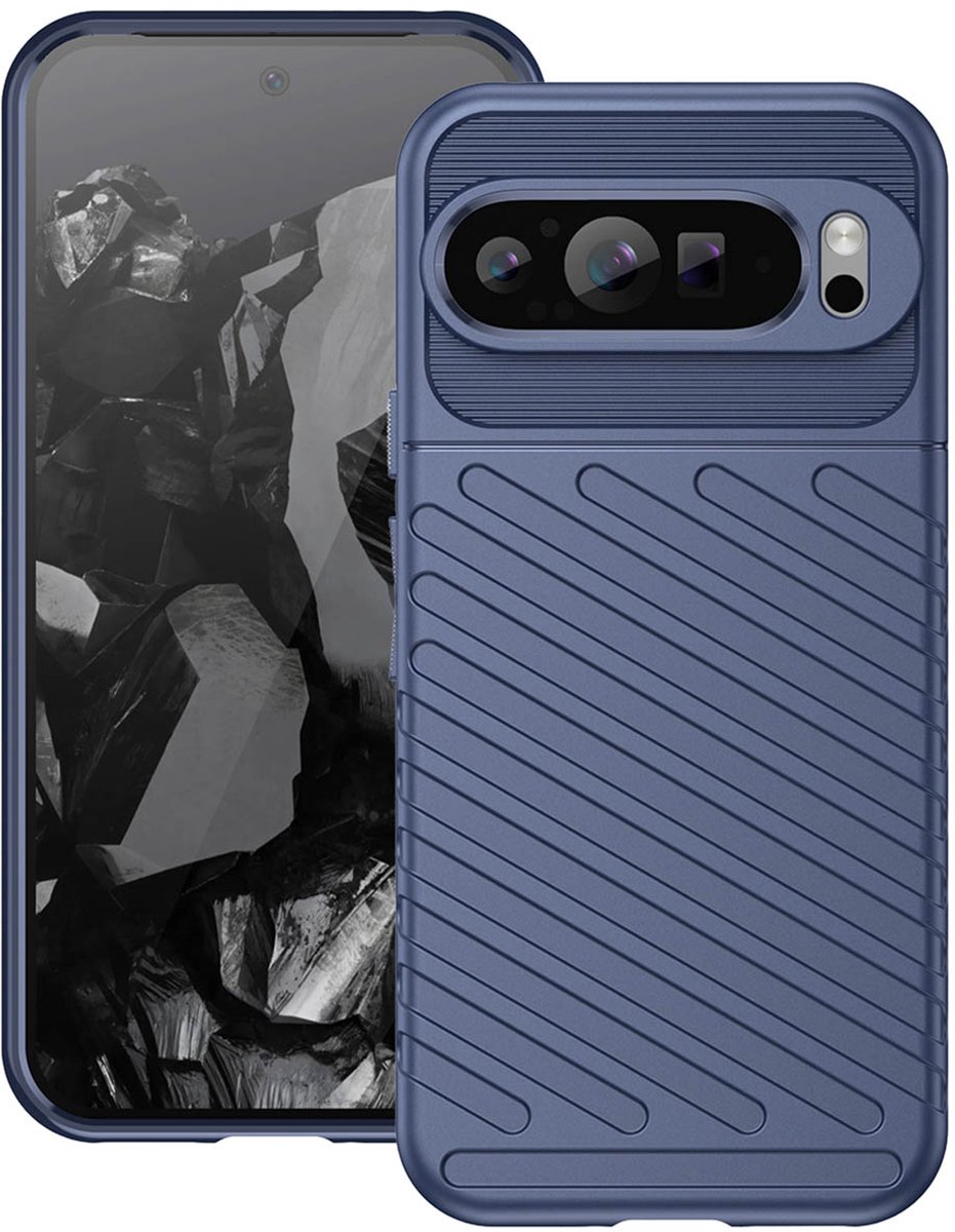 imoshion Hoesje - Geschikt voor Google Pixel 9 Pro XL - Thunder Backcover - Donkerblauw