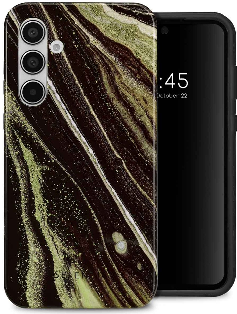 Selencia Hoesje - Geschikt voor Samsung Galaxy A55 (5G) - Backcover - Chic Marble