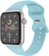 Siliconen⁺ bandje - Geschikt voor Apple Watch 38/40/41/42mm Series 12/11/10/9/8/7/6/5/4/SE/3/2/1 - Premium kwaliteit - Blauw