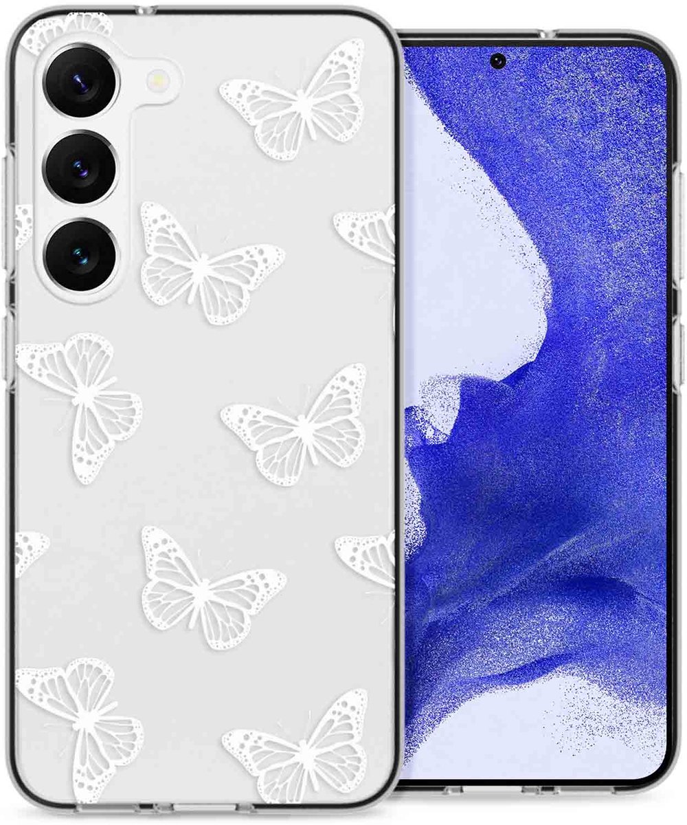 imoshion Hoesje - Geschikt voor Samsung Galaxy S23 Plus - Design hoesje - Butterfly