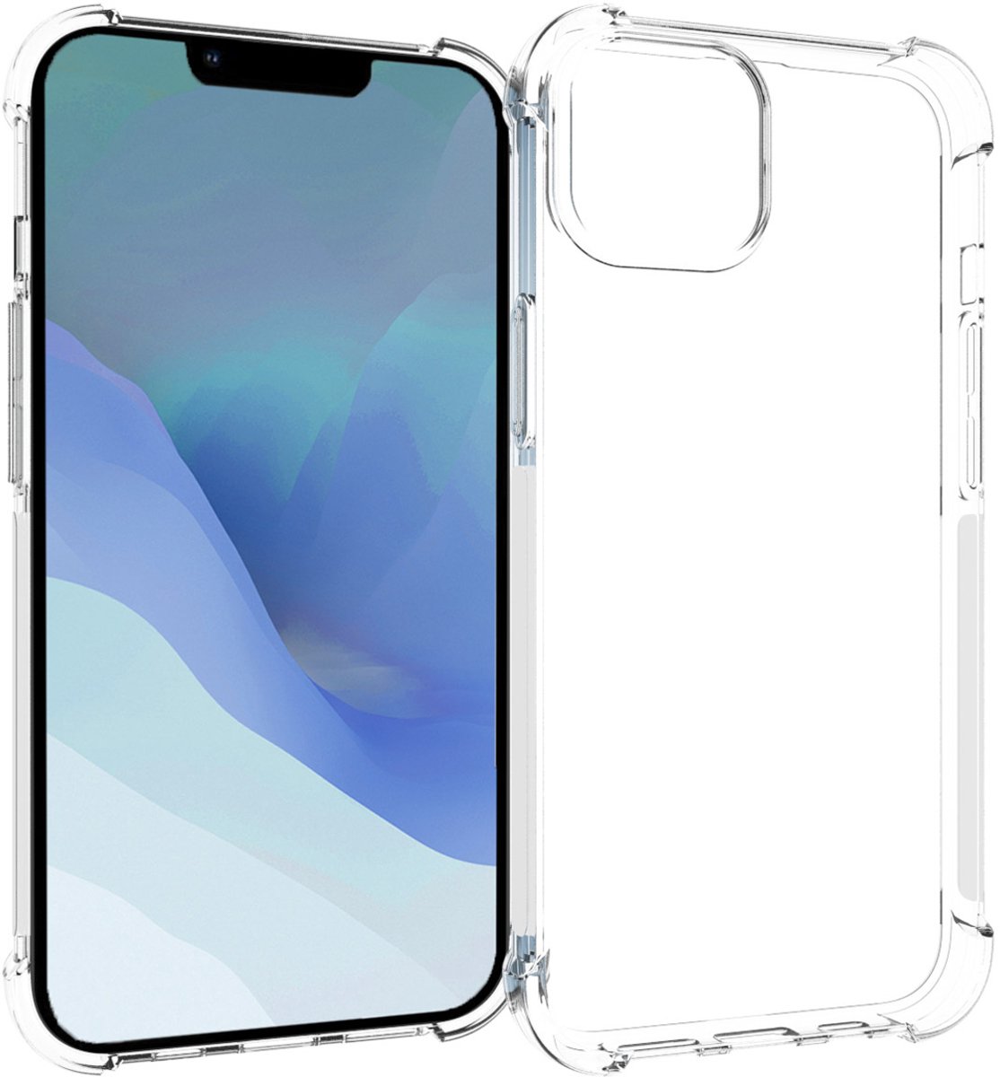 imoshion Hoesje - Geschikt voor Apple iPhone 14 - Shockproof Case - Transparant