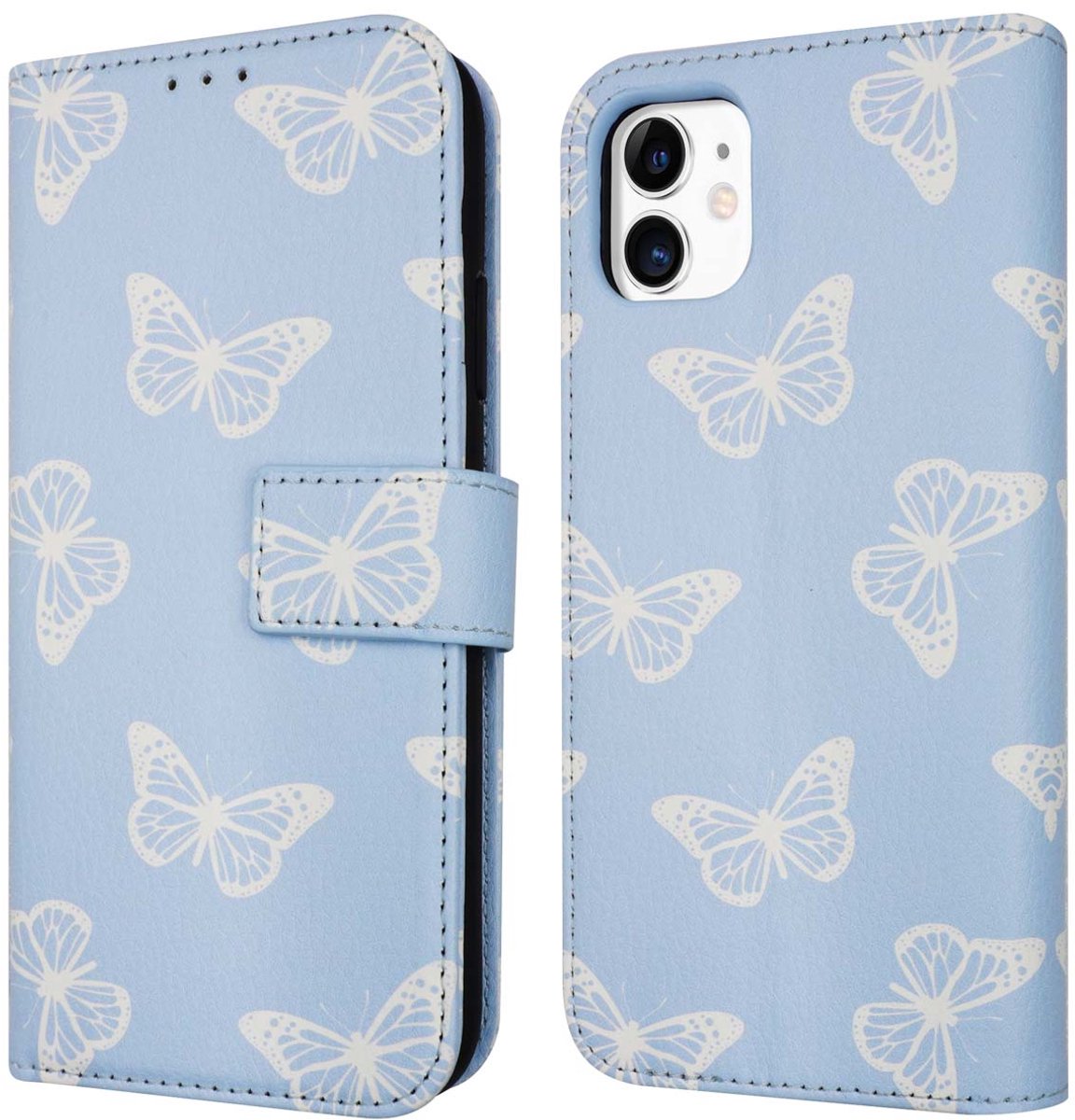 imoshion Hoesje - Geschikt voor Apple iPhone 11 - Design Bookcase smartphone - Butterfly