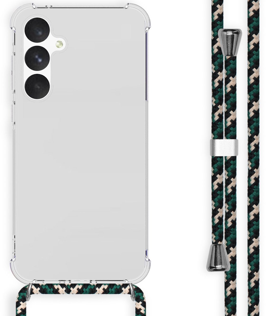 imoshion Hoesje - Geschikt voor Samsung Galaxy A55 (5G) - Backcover met koord - Groen