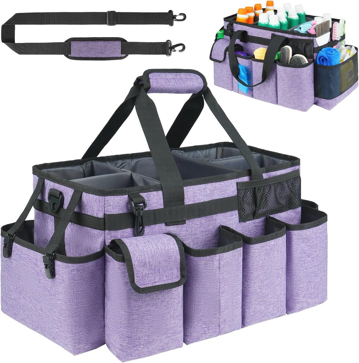 Grote Schoonmaak Caddy Bag - Handige Organizer voor Huishoudelijke Benodigdheden