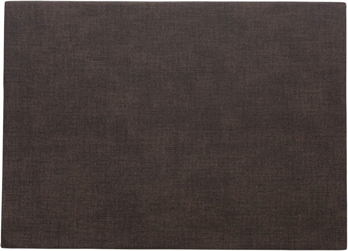 Rechthoekige Donkerbruine Placemat 46 x 33 cm van Kunststof