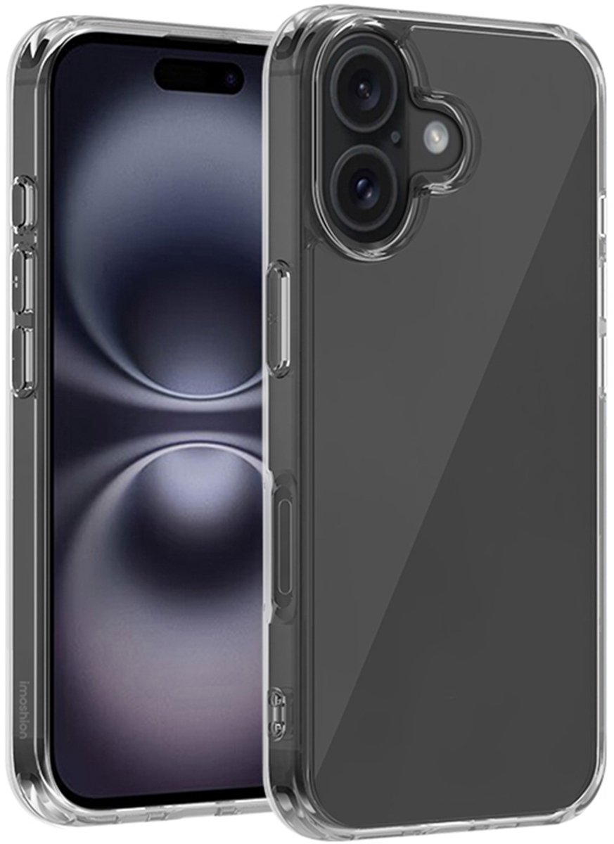 imoshion Hoesje - Geschikt voor Apple iPhone 16 - Protective Backcover - Transparant