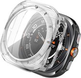 Hoesje Full Cover - Geschikt voor Samsung Galaxy Watch Ultra (2024/2025) - Screen protector - Case/Cover - Transparant